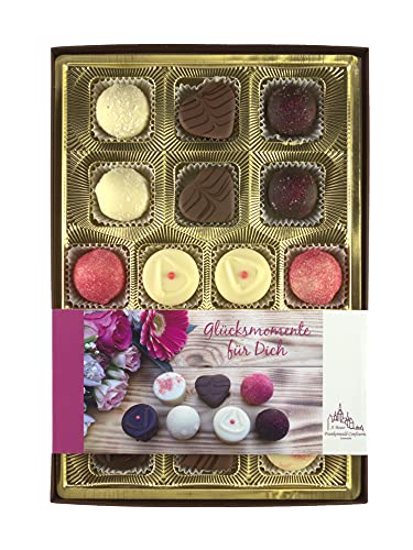 Trüffelpralinen - "Glücksmomente für Dich" - zum Muttertag - 200g - Frankenwald Confiserie A.Bauer, Lauenstein Trüffelpralinen - "Glücksmomente für Dich" - zum Muttertag - 200g - Frankenwald Confiserie A.Bauer, Lauenstein von GREAT BRITISH TRADING LIMITED
