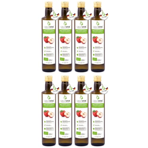 GreatVita Bio Apfelessig 4 Liter | Naturtrüb & ungefiltert mit Essigmutter - 100% Bio Qualität aus kontrolliert biologischem Anbau | Frei von künstlichen Zusatzstoffen, Rohkostqualität GreatVita Bio Apfelessig 4 Liter | Naturtrüb & ungefiltert mit Essigmutter - 100% Bio Qualität aus kontrolliert biologischem Anbau | Frei von künstlichen Zusatzstoffen, Rohkostqualität von GREAT VITA