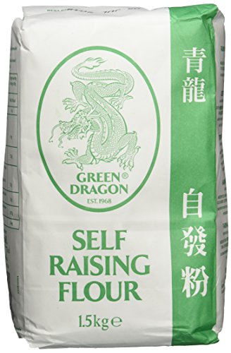 Green Dragon Spezialmehl, (Self Raising Flour) (1 x 1,5 kg Packung) von GREEN DRAGON