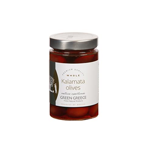 GREEN GREECE Kalamata Oliven im Glas 370g / 220g Abtropfgewicht GREEN GREECE Kalamata Oliven im Glas 370g / 220g Abtropfgewicht von GREEN GREECE