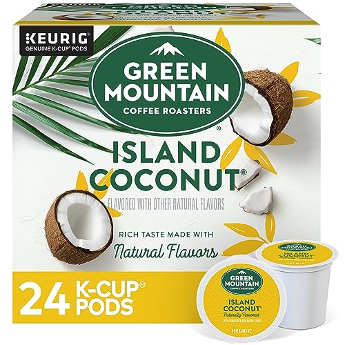 Green Mountain Coffee Fair Trade Island Coconut, K-cups for Keurig Brewers, 24-count 7.9oz. Box by Island Coconut Green Mountain Coffee Fair Trade Island Coconut, K-cups for Keurig Brewers, 24-count 7.9oz. Box by Island Coconut von GREEN MOUNTAIN COFFEE ROASTERS