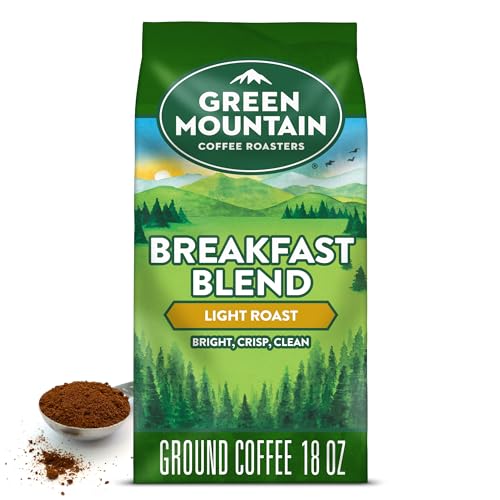 Green Mountain Coffee Roasters, Breakfast Blend, Ground, 18oz Bag, 1 Count Green Mountain Coffee Roasters, Breakfast Blend, Ground, 18oz Bag, 1 Count von GREEN MOUNTAIN COFFEE ROASTERS