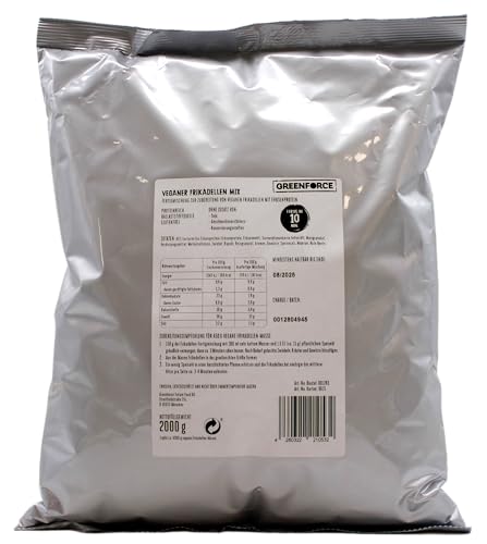 Greenforce Veganer Frikadellen Mix Pulver, (1 x 2 kg) von GREENFORCE