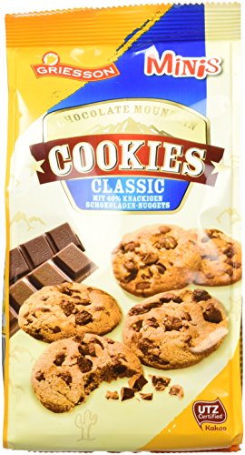 Griesson Minis Chocolate Mountain Cookies, 12er Pack (12 x 125 g) von GRIESSON-DE BEUKELAER