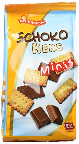 Griesson Schoko-Keks Minis, 12er Pack (12 x 125 g Beutel) von GRIESSON-DE BEUKELAER