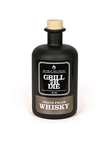 GRILL OR DIE The Blended Death Proof Whiskey - Ideale Spirituose für Cocktails oder als Geschenk - 1x 0,5l von GRILL OR DIE