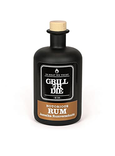 GRILL OR DIE The Notorious Rum - limited - Ideale Spirituose für Cocktails oder als Geschenk - 1x 0,5l von GRILL OR DIE