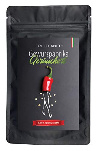 Geräucherter Paprika Premiumqualität aus Ungarn Szeged Paprikapulver scharf 100g von GRILLPLANET