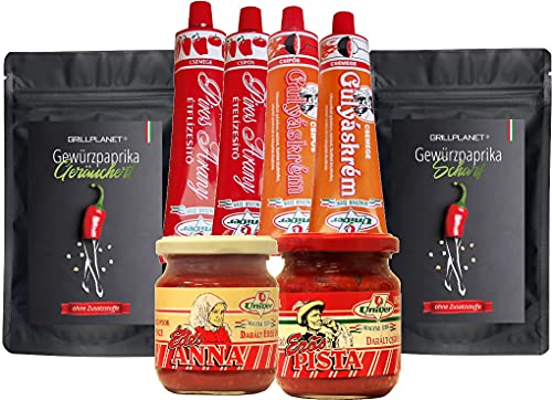 Gulaschkessel Gewürz Set Grillplanet Paprika Univer Erös Pista Paprikacreme Gulaschcreme Gulaschkessel Gewürz Set Grillplanet Paprika Univer Erös Pista Paprikacreme Gulaschcreme von GRILLPLANET