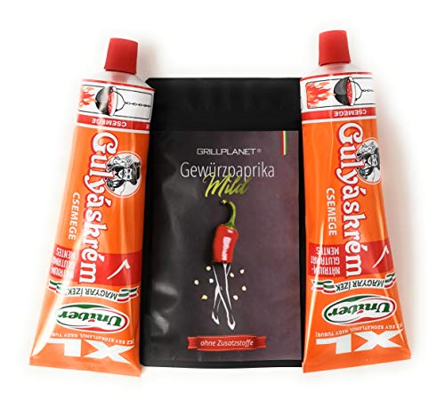 Univer Gulaschcreme mild 2 x 240g XL und Grillplanet Paprikapulver 1 x 50 g Beutel Univer Gulaschcreme mild 2 x 240g XL und Grillplanet Paprikapulver 1 x 50 g Beutel von GRILLPLANET