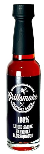 BBQ Liquid Smoke - Hartholz-Hickory 100ml mit Dosierer von GRILLSTONE