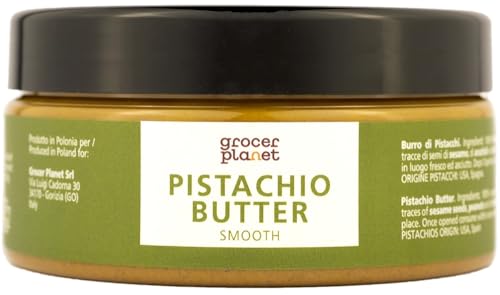 Grocer Planet - Pistazienpaste (200g) | 100% Reine Pistazien | Einzelzutat | Pistazienaufstrich zum Backen und für Desserts von GROCER PLANET