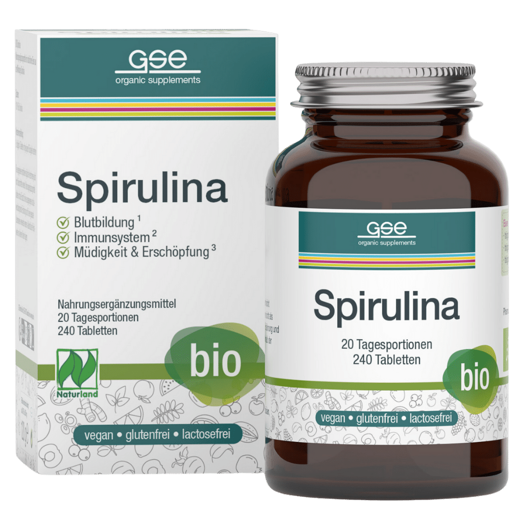 Bio Spirulina Tabletten 240 St von GSE