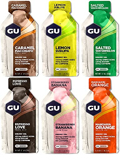 GU Energy Gel 24-er Mixpaket 24 x 32 Gramm verschiedene Sorten GU Energy Gel 24-er Mixpaket 24 x 32 Gramm verschiedene Sorten von GU