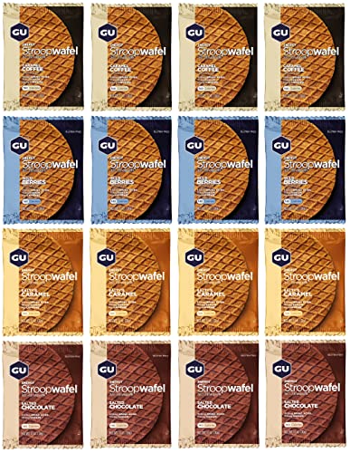 GU Energy Stroopwafel Gelwaffel 16-er Mixpaket Probierpaket GU Energy Stroopwafel Gelwaffel 16-er Mixpaket Probierpaket von GU