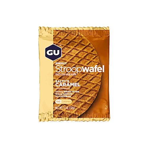 Gu Energy Boîte de 16 Gauffres Avec Gluten Caramel Beurre salé Gu Energy Boîte de 16 Gauffres Avec Gluten Caramel Beurre salé von GU