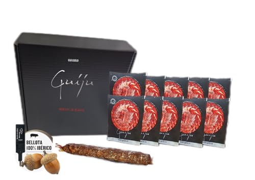 Iberischer Eichelschinken, 100 % IBERISCH, 10 Gerichte, 100 g – GUIJUU-ARCA GUIJUUU. von GUIJU