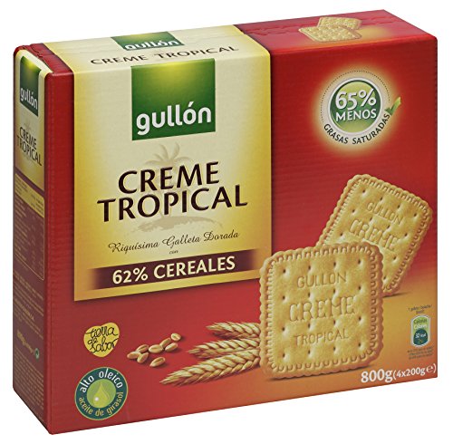 Gullón Creme Tropical Kekse 800 gr. - [Pack 3] von Gullon