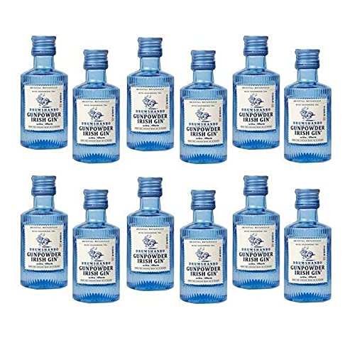 GUNPOWDER DRUM SHANBO IRISH GIN ORIENTAL BOTANICALS MINIATURE 5 CL 12 BOTTIGLIETTE GUNPOWDER DRUM SHANBO IRISH GIN ORIENTAL BOTANICALS MINIATURE 5 CL 12 BOTTIGLIETTE von GUNPOWDER