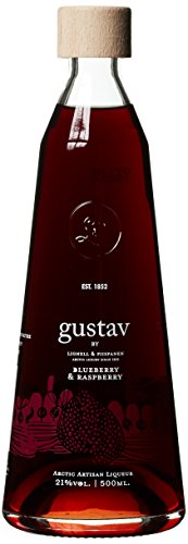 Gustav Arctic Blueberry-Raspberry Likör (1 x 0.5 l) von GUSTAV