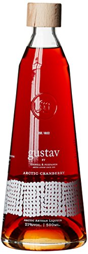 Gustav Arctic Cranberry Likör (1 x 0.5 l) von GUSTAV
