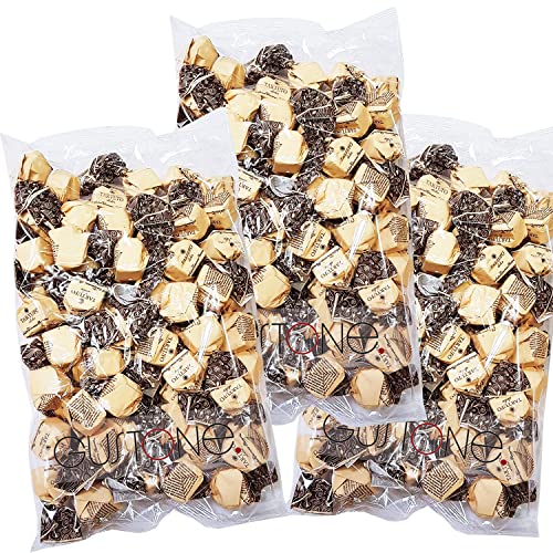 GUSTONE. 3kg Großpackung Tartufi dolci nero | 210 Stück je 14g | Antica Torroneria Piemontese | Trüffel-Pralinen aus Italien | Schokoladen-Trüffel 3x1000g von GUSTONE.