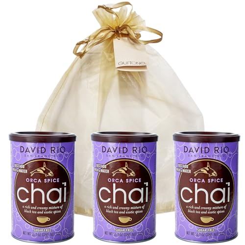 GUSTONE. David Rio Geschenkset Orca 3 x 337g Dosen Chai Latte von GUSTONE.