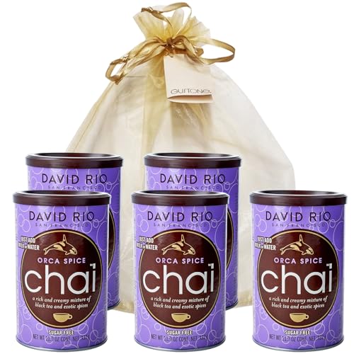 GUSTONE. David Rio Geschenkset Orca 5 x 337g Dosen Chai Latte von GUSTONE.