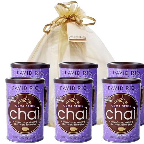 GUSTONE. David Rio Geschenkset Orca 6 x 337g Dosen Chai Latte von GUSTONE.