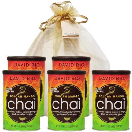 GUSTONE. David Rio Geschenkset Toucan Mango 5 x 398g Dosen Chai Latte GUSTONE. David Rio Geschenkset Toucan Mango 5 x 398g Dosen Chai Latte von GUSTONE.