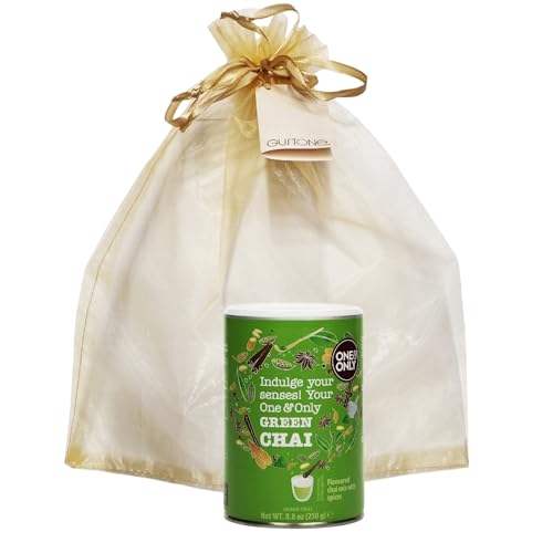 GUSTONE. One&Only Green Chai Powder mit Matcha 250g Dose Geschenkset GUSTONE. One&Only Green Chai Powder mit Matcha 250g Dose Geschenkset von GUSTONE.