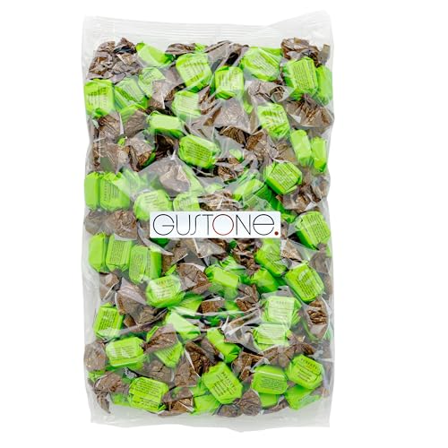 GUSTONE. Perfetto Cioccolato bianco con Pistacchi | 100 Stück je 10g | Antica Torroneria Piemontese | Weiße Schokolade mit Pistazien | 1kg Großpackung als Geschenk von GUSTONE.