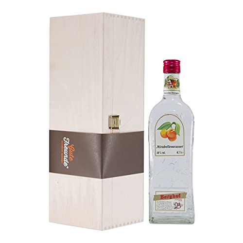 Berghof Mirabellenwasser mit Geschenk-Holzkiste Berghof Mirabellenwasser mit Geschenk-Holzkiste von GUTE FREUNDE Geschmack verbindet