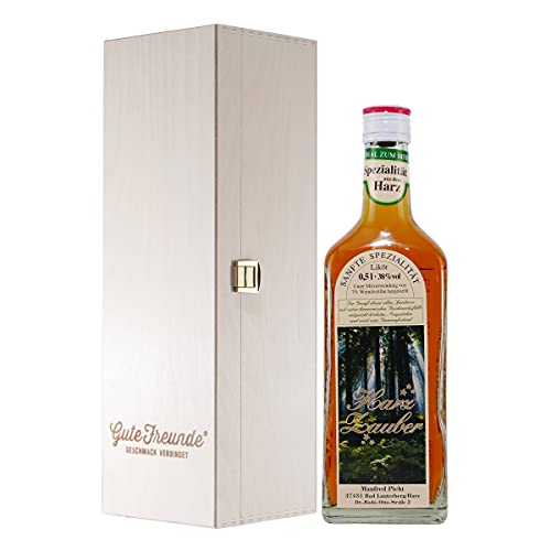 Harz Zauber Edel-Likör mit Geschenk-Holzkiste Harz Zauber Edel-Likör mit Geschenk-Holzkiste von GUTE FREUNDE Geschmack verbindet