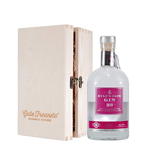 Kyle's Club Gin 23 Att. mit Geschenk-Holzkiste Kyle's Club Gin 23 Att. mit Geschenk-Holzkiste von GUTE FREUNDE Geschmack verbindet