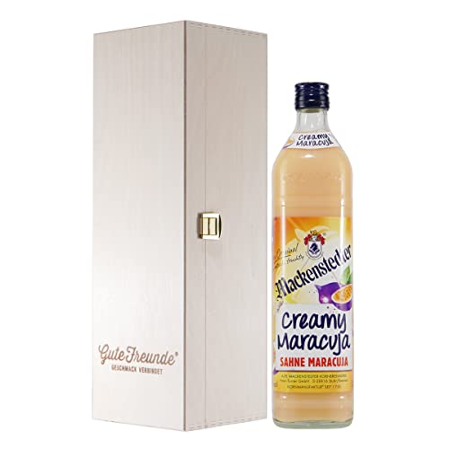Mackenstedter Creamy Maracuja Likör mit Geschenk-Holzkiste Mackenstedter Creamy Maracuja Likör mit Geschenk-Holzkiste von GUTE FREUNDE Geschmack verbindet