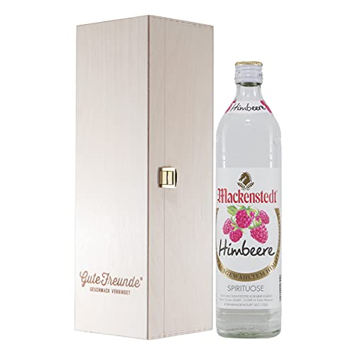 Mackenstedter Himbeere - Spirituose mit Geschenk-Holzkiste Mackenstedter Himbeere - Spirituose mit Geschenk-Holzkiste von GUTE FREUNDE Geschmack verbindet