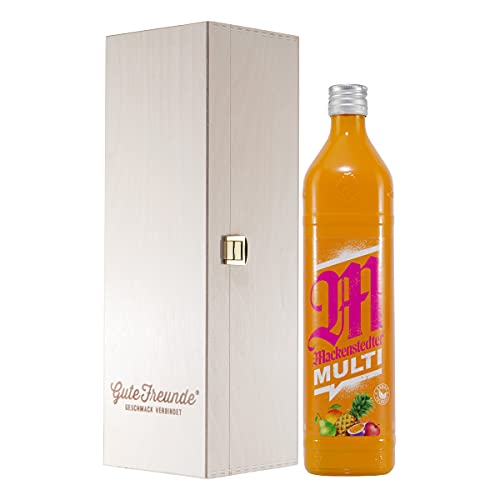 Mackenstedter Multi Likör mit Geschenk-Holzkiste Mackenstedter Multi Likör mit Geschenk-Holzkiste von GUTE FREUNDE Geschmack verbindet
