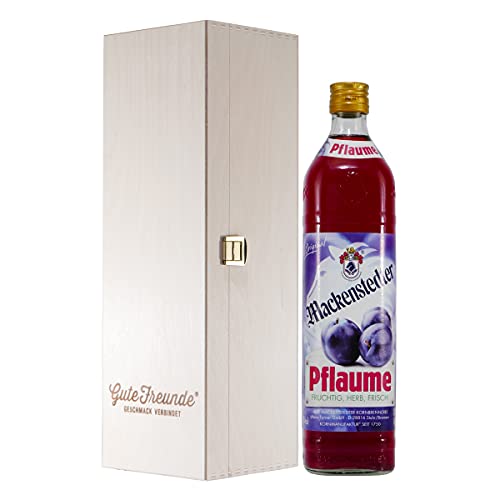 Mackenstedter Pflaume Likör mit Geschenk-Holzkiste Mackenstedter Pflaume Likör mit Geschenk-Holzkiste von GUTE FREUNDE Geschmack verbindet