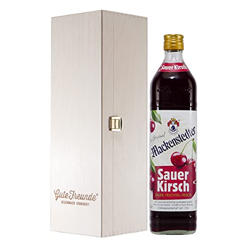 Mackenstedter Sauer Kirsch Likö mit Geschenk-Holzkiste Mackenstedter Sauer Kirsch Likö mit Geschenk-Holzkiste von GUTE FREUNDE Geschmack verbindet
