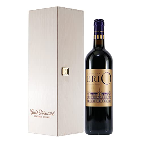 Margaux Brio De Cantenac Brown -Rotwein trocken mit Geschenk-HK von GUTE FREUNDE Geschmack verbindet