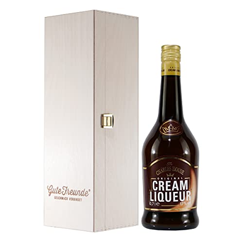 The Charles House Cream Liqueur mit Geschenk-Holzkiste The Charles House Cream Liqueur mit Geschenk-Holzkiste von GUTE FREUNDE Geschmack verbindet