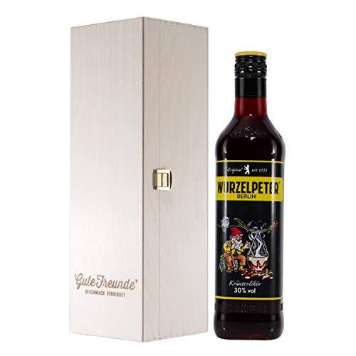 Wurzelpeter - Kräuterlikör mit Geschenk-Holzkiste Wurzelpeter - Kräuterlikör mit Geschenk-Holzkiste von GUTE FREUNDE Geschmack verbindet