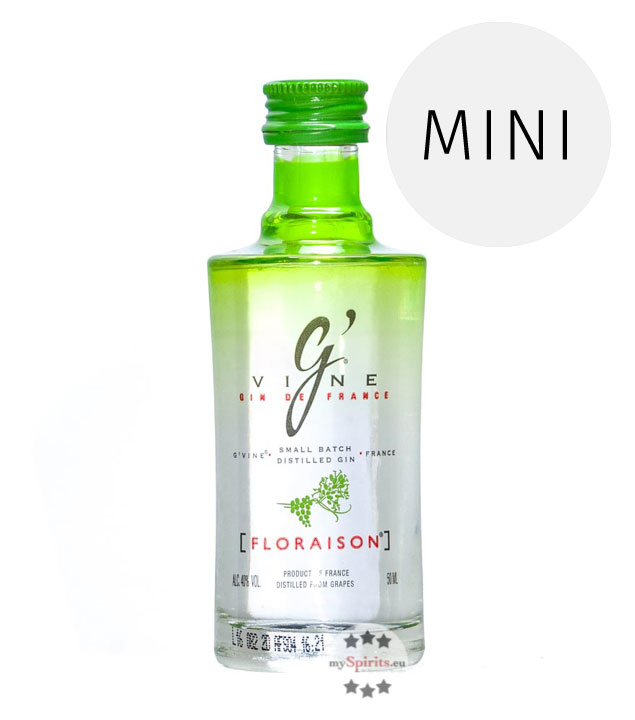 G’Vine Floraison Gin  (40 % Vol., 0,05 Liter) von GVine
