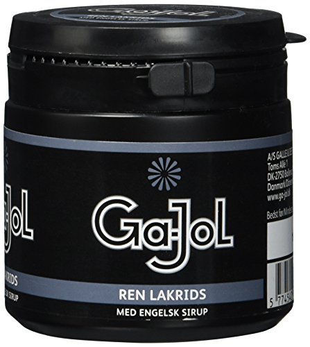 Ga-Jol schwarz Cupholder, 8er Pack (8 x 100 g) von Ga-Jol Ren Lakrids 100g