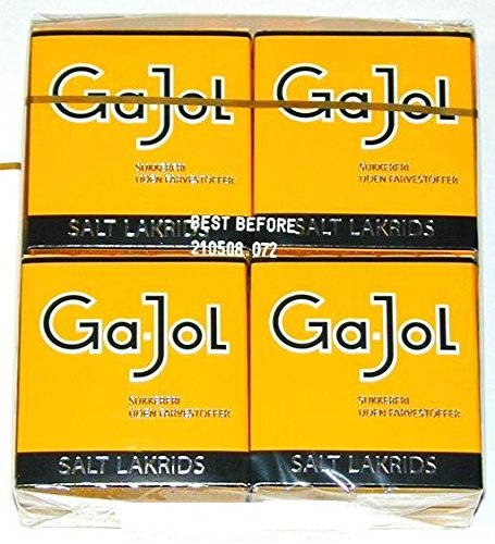 10 x GA-JOL SALT LAKRIDS ZUCKERFREI 8x 23g Incl. Goodie von Flensburger Handel von GA-JOL