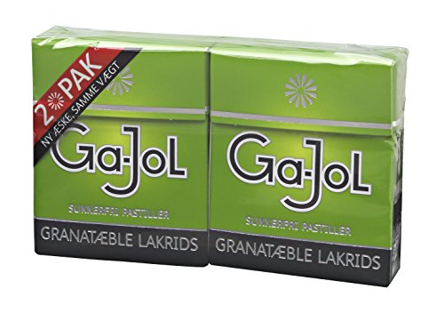 48x GA-JOL GRANATAEBLE LAKRIDS GRANATAPFEL LAKRITZ PASTILLEN 23g Incl. Goodie von Flensburger Handel von Ga-Jol