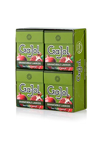 Ga-Jol Grün Granatapfel Lakritz-Pastillen 8 x 23g von Ga-Jol