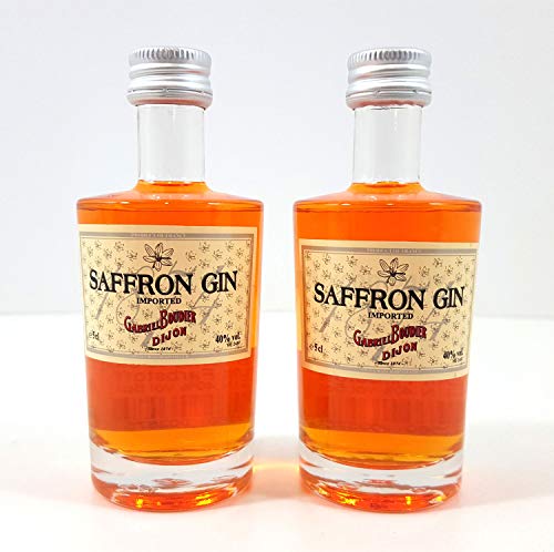 Gin Probierset ? 2x Saffron Gin 50ml (40% Vol) - Inkl. Pfand MEHRWEG von Unbekannt