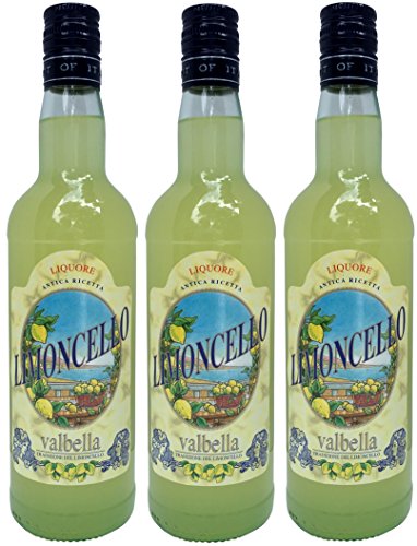 Limoncello Valbella (3 x 0,7 L) - Italienischer Zitronen Likör 25% Vol. von Gagliano Marcati